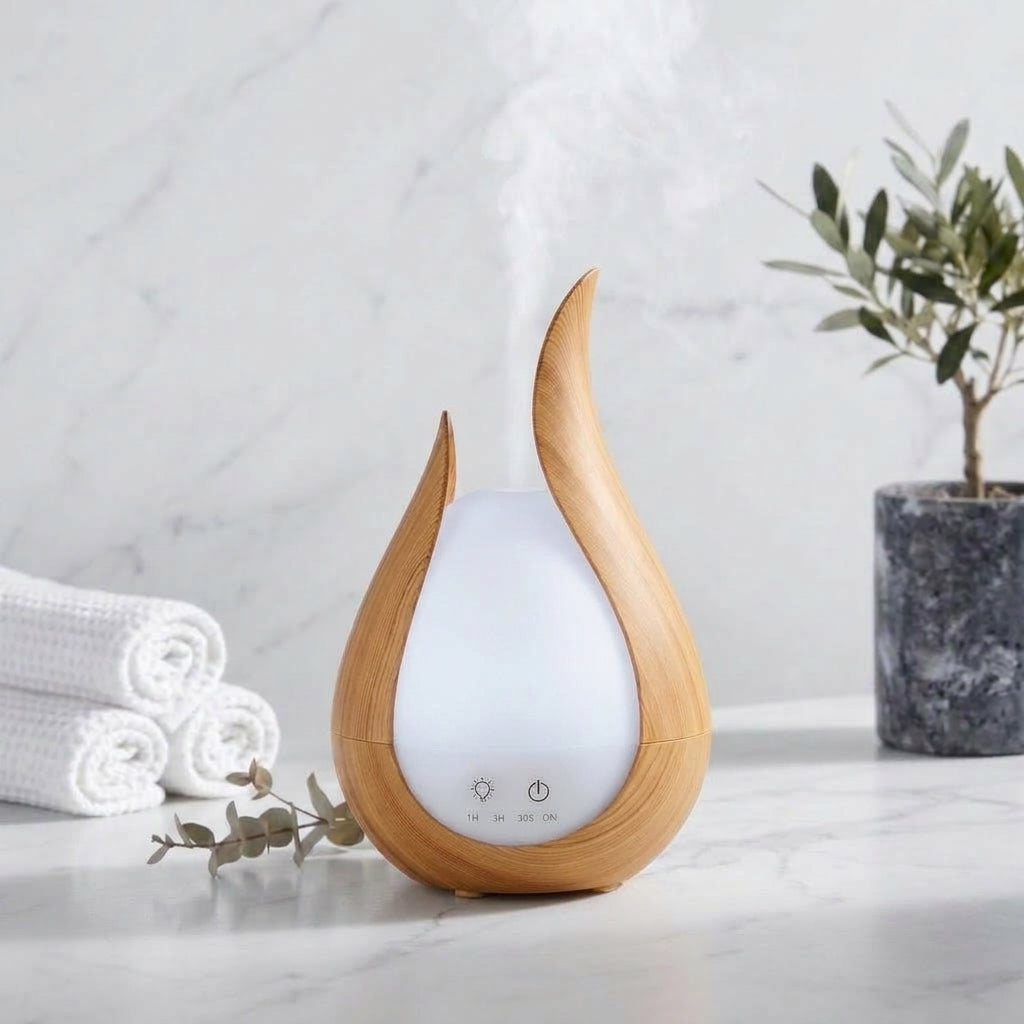 Aura Diffuser - Ultrasonic Diffuser with 6 Colour LED Light