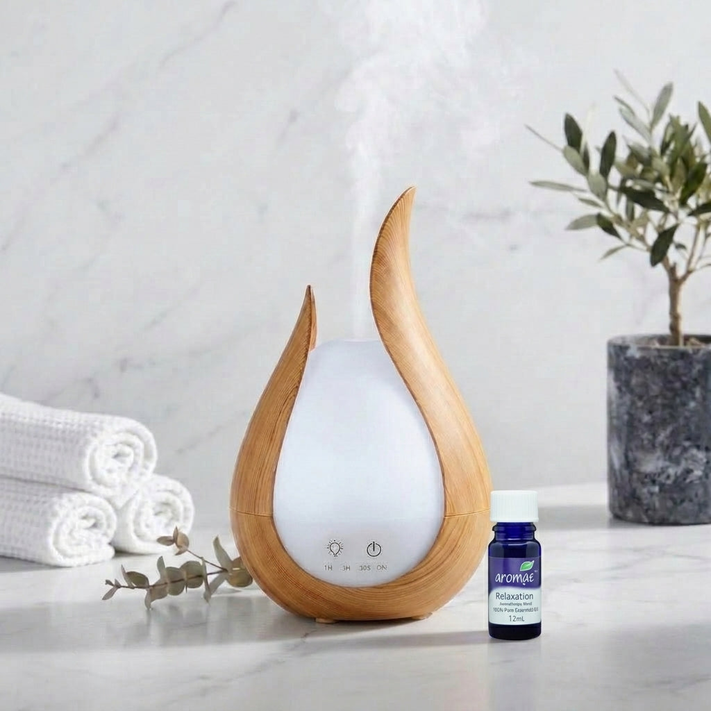 Aura Diffuser - Ultrasonic Diffuser with 6 Colour LED Light