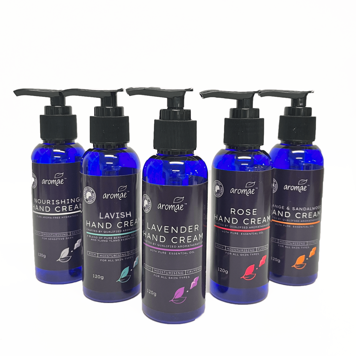 Orange & Sandalwood Hand Cream | 120ml Rich Citrus Cream with Essential Oils - Aromae Essentials